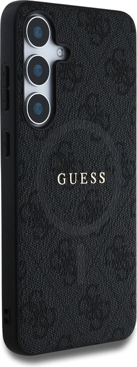 Actual product image Guess Hülle Monogramm mit integriertem MagSafe und goldenem Logo (Samsung Galaxy S25)