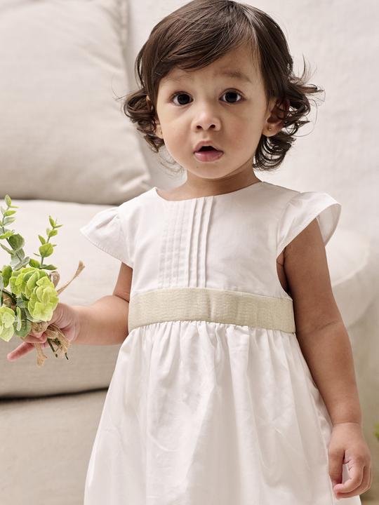 Produktbild Vertbaudet Mädchen Baby Festkleid mit Schleife hinten (74)