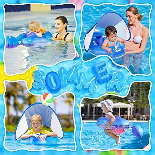 Produktbild Activity Board Schwimmring Baby mit UPF50+ Sonnendach, Schwimmhilfe Baby für den Pool, verstellbarer