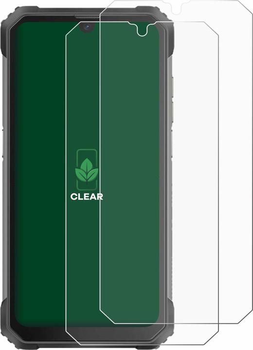 Produktbild ScreenLeaf Schutzfolie nachhaltiger Displayschutz Displayschutzfolie Folie Klar Transparent (2 Stück, Blackview BV8800)