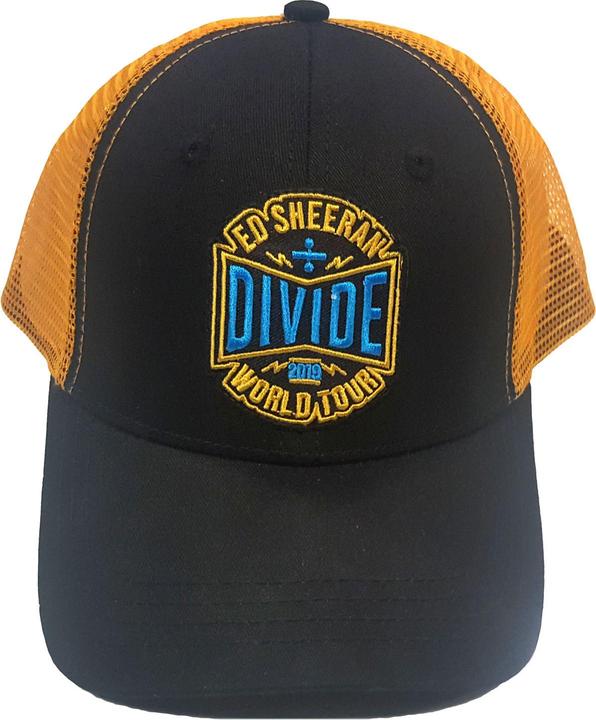 Ed Sheeran Erwachsene 2019 Divide World Tour Mesh Back Baseball Cap (One Size)