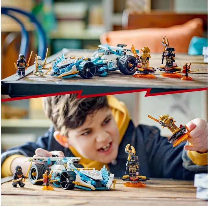 Produktbild LEGO Zanes Drachenpower-Spinjitzu-Rennwagen (71791, LEGO Ninjago)