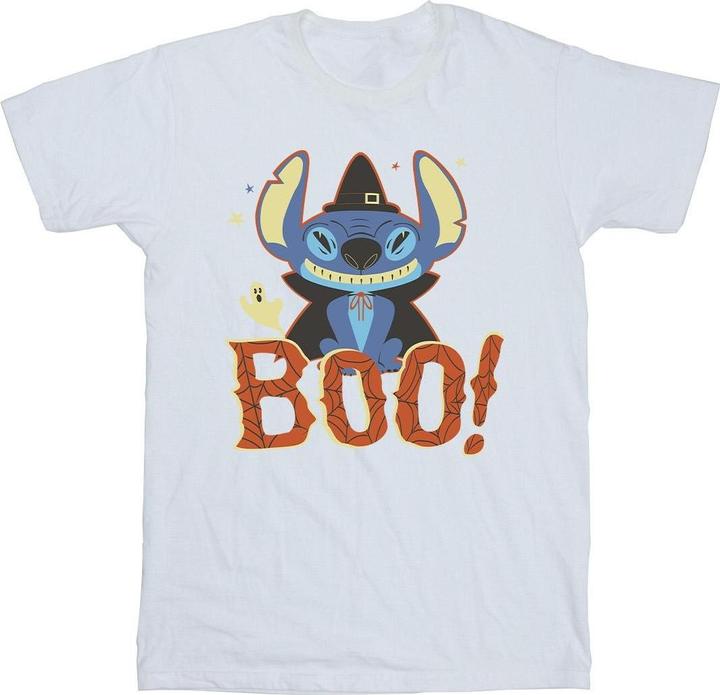 Actual product image Disney Mens Lilo & Stitch Boo! T-Shirt (L)