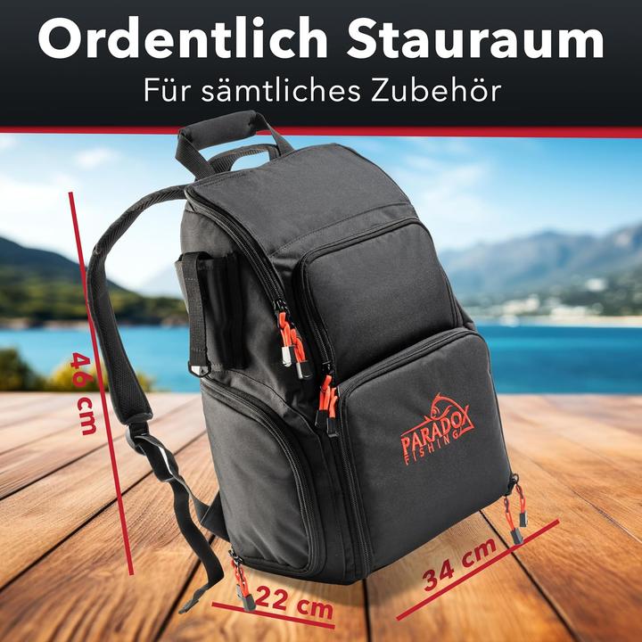 Produktbild Paradox Fishing Angelrucksack mit Boxen