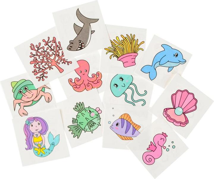 Image du produit LG-Imports Tatouages animaux marins, 12p.