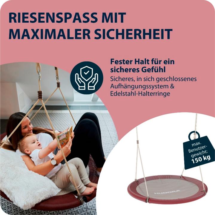Actual product image Hudora Nest Swing Lounge 110cm, Amber