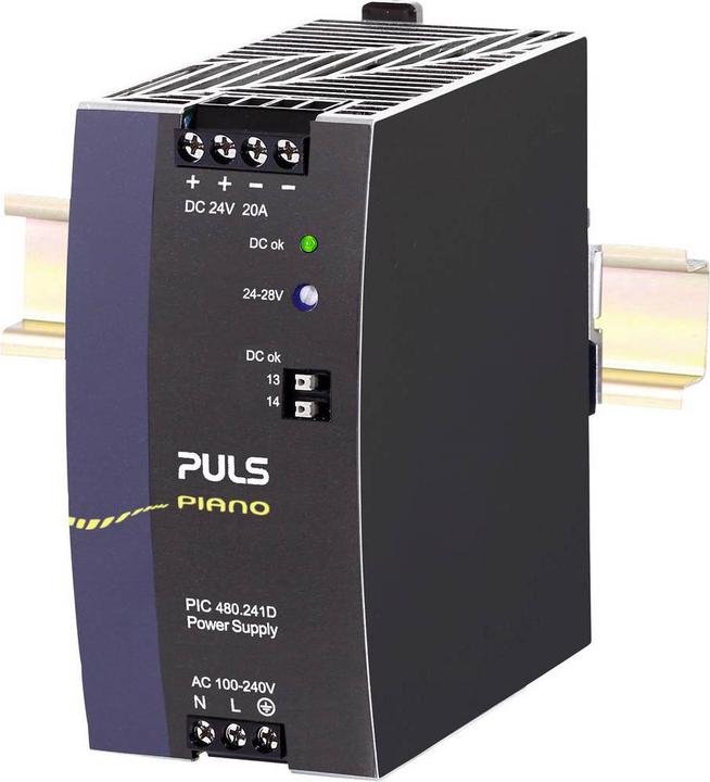 Actual product image PULS DIN rail power supply 24 V/DC 480 W
