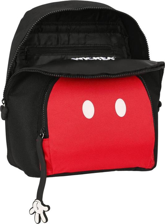 Produktbild Mickey Mouse Club House Lässiger Rucksack Mickey mood Rot Schwarz 13 L