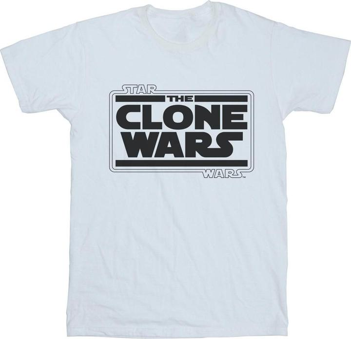 Immagine prodotto Star Wars Clone Wars Logo Maglietta Uomo (XL)