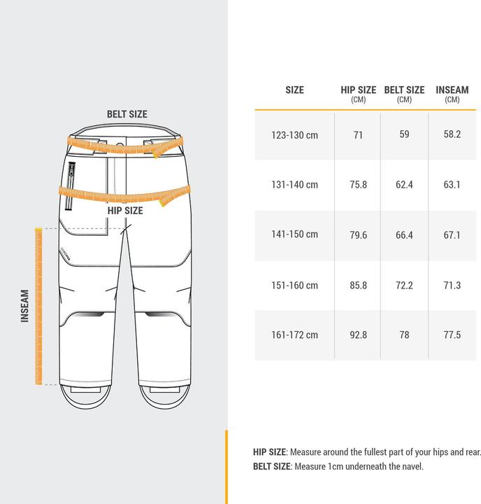 Immagine prodotto Quechua Pantaloni invernali softshell per bambini taglia 122-170 caldi per l'escursionismo - SH500 Mountain (6, 7, 8)