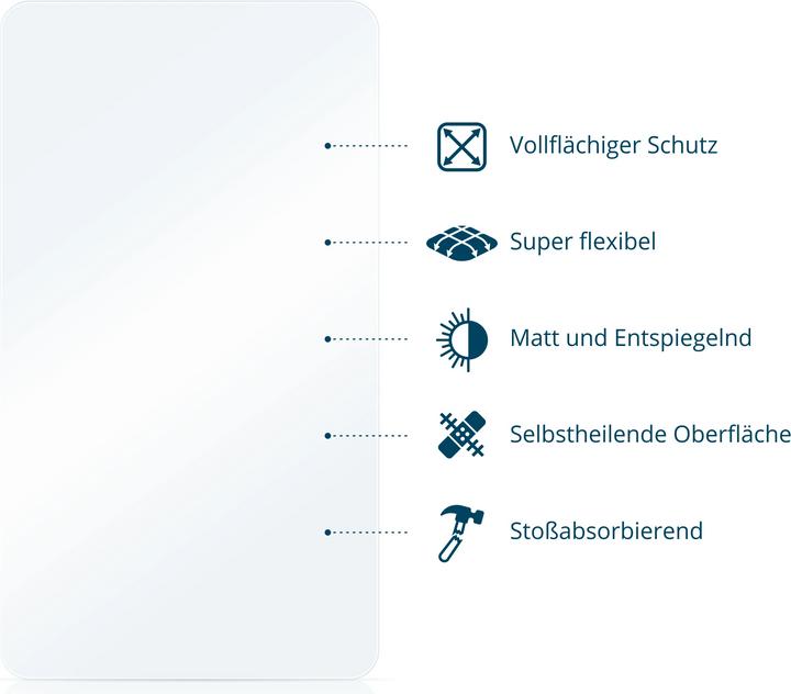 Produktbild BROTECT Fullscreen Schutzfolie Displayschutz Folie Matt Entspiegelungsfolie (2 Stück, Ulefone Armor)
