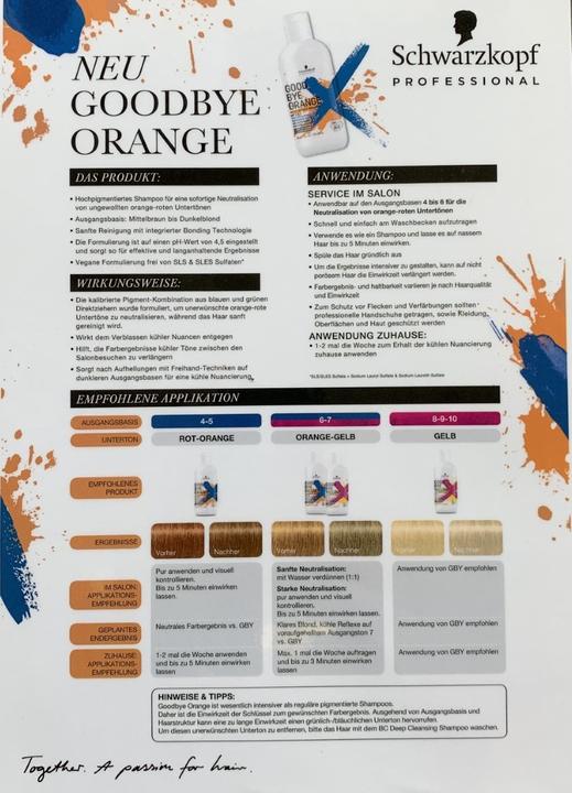 Immagine prodotto Schwarzkopf Professional Addio arancione (1000 ml, Shampoo liquido)
