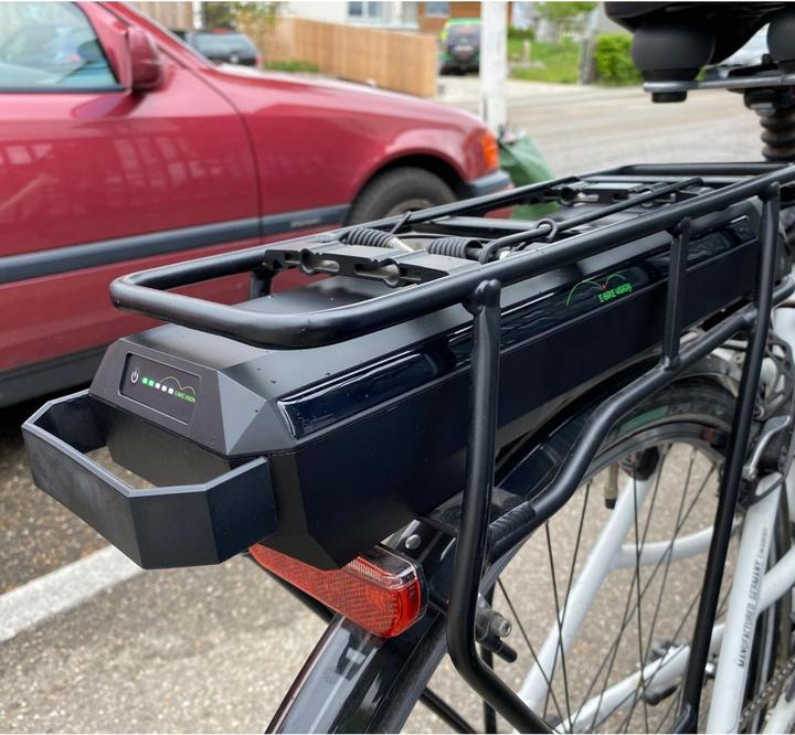 Actual product image E-Bike-Vision Battery Gudereit EC4 e-bike Series, only 2 Kg (360 Wh, E-Bike battery)