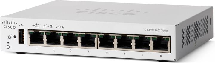 Produktbild Cisco Cat1200 8-p GE Desktop Ext PS PoE Input (8 Ports)