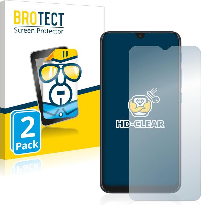 Produktbild BROTECT Schutzfolie Displayschutz Klar (2 Stück, Motorola Moto E7i Power)