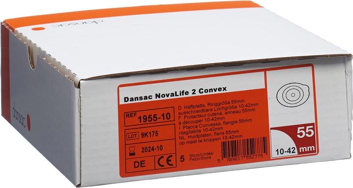 Dansac Basisplatte Convex (5 Stück, 164 g)