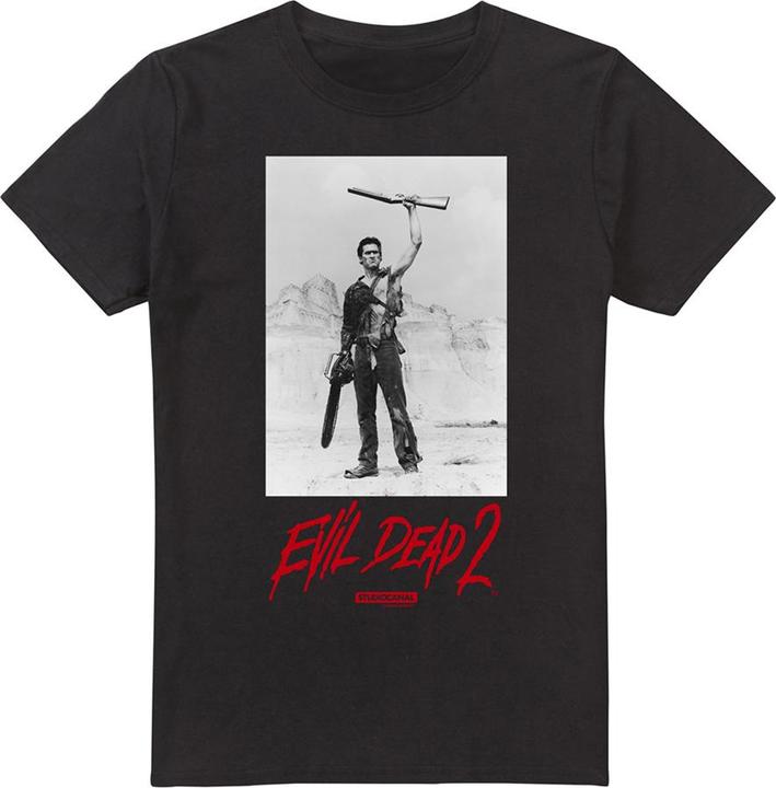 Actual product image Evil Dead 2 Mens Chainsaw T-Shirt (XL)