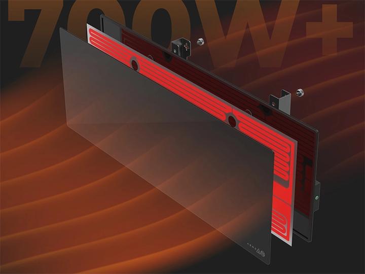 Actual product image Aeno Infrared radiant heater Premium Eco Smart LED GH4S (700 W)