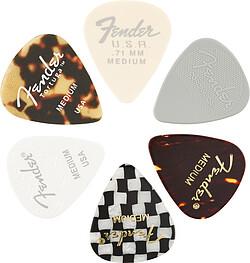 Actual product image Fender 351 Material Medley, M (6) (6 x)