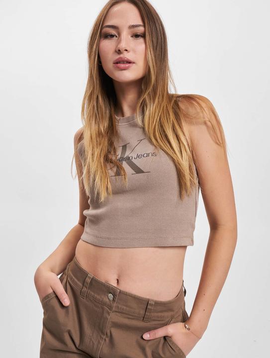 Actual product image Calvin Klein Jeans Mineral Dye Rib Tank Top (S)