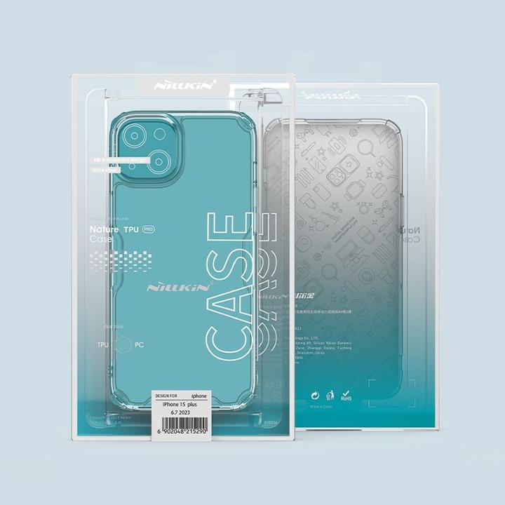 Immagine prodotto Nillkin Custodia Armor Nature Pro per iPhone 15 Plus - bianca (Apple iPhone 15 Plus)