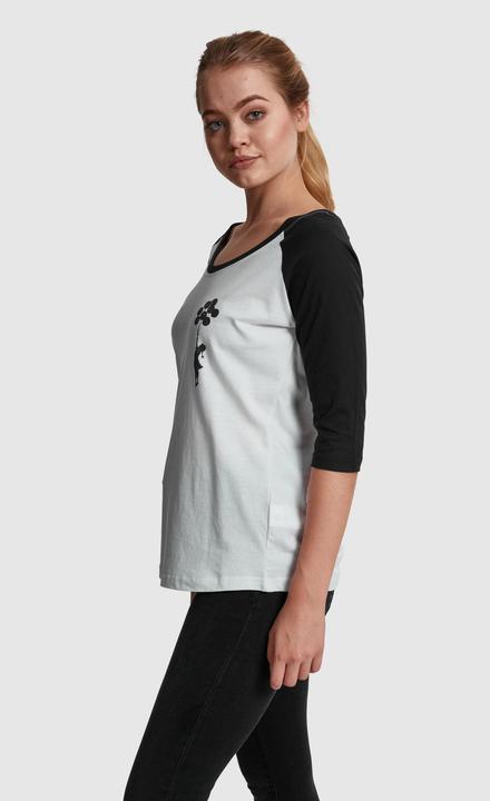 Actual product image Merchcode Ladies Brandalised - Banksy's Graffiti Balloons Raglan Tee (XS)