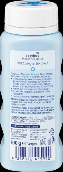 Image du produit dm babylove Poudre pour bébé sensitive