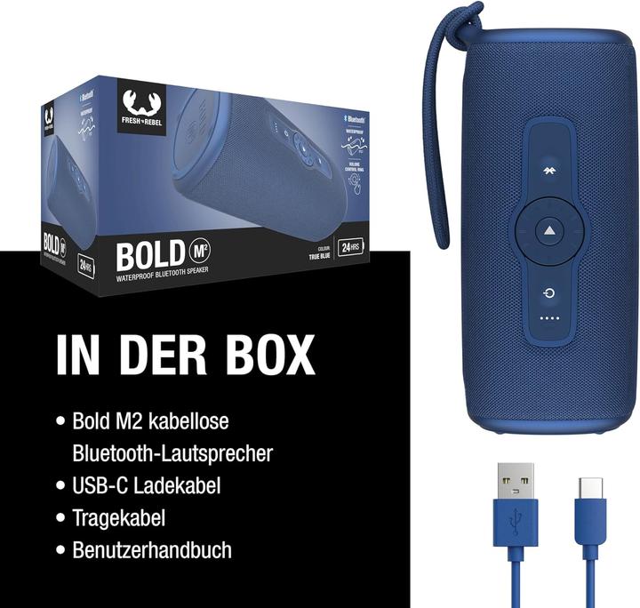Image du produit Fresh'N Rebel Bold M2 (24 h, Alimentation via port USB)