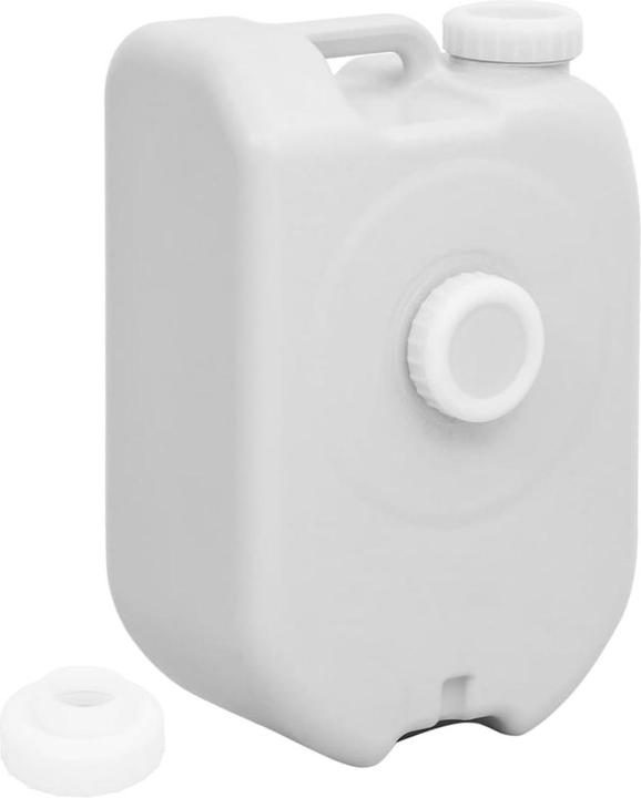 Actual product image VidaXL Portable water tank with adapter 24 L Grey