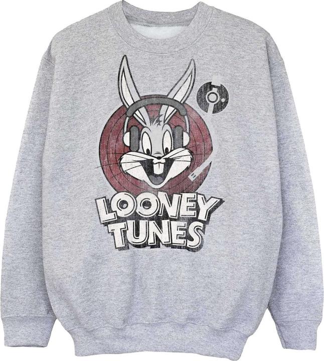 Looney Tunes Jungen Bugs Bunny Kreis Logo Sweatshirt (116)