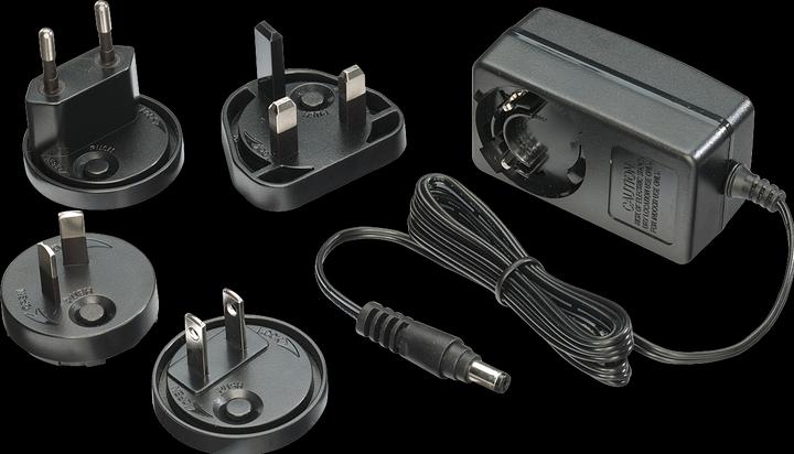 Actual product image Lindy MC Switching AC Adapter 9VDC2A 5.5/2. Level VI