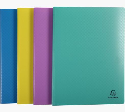 Actual product image Exacompta Forever Young workbook, assorted colours, pack of 4. (A4, 4 x)