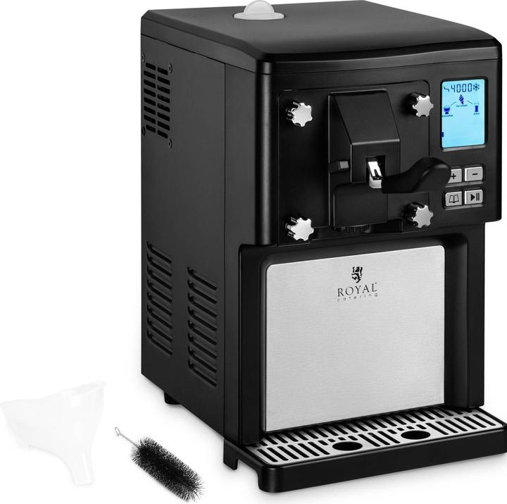 Royal Catering Softeismaschine Profi Softeis Maschine Frozen Yogurt Soft Ice 200 W 1,5 l (EU-Stecker)