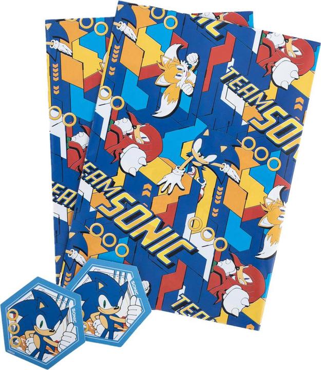 Sonic The Hedgehog GeschenkpapierSet (Geschenkpapier, 2 x)