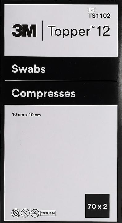 Produktbild Topper 12 NW Kompressen 10x10cm steril 140 Stk