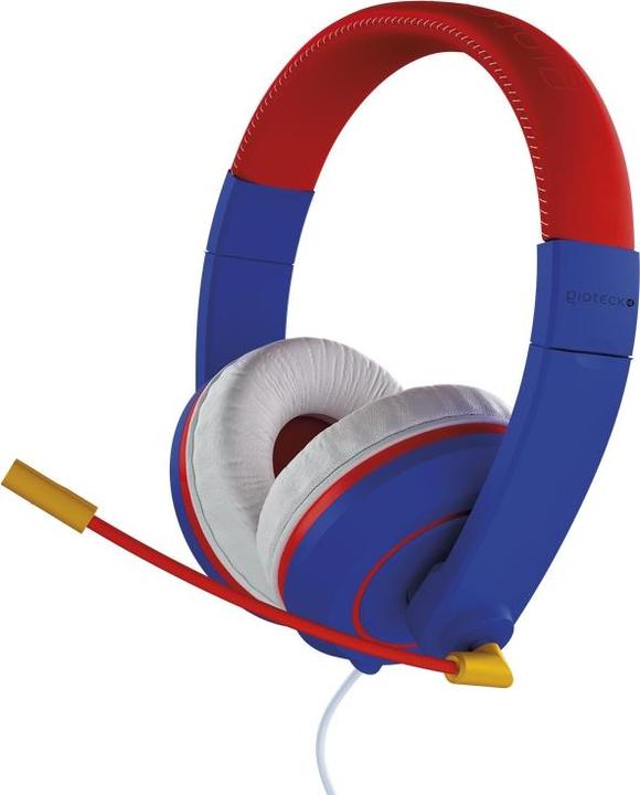 Gioteck XH-100S Wired Stereo Headset (Blue/Red) (Cable)