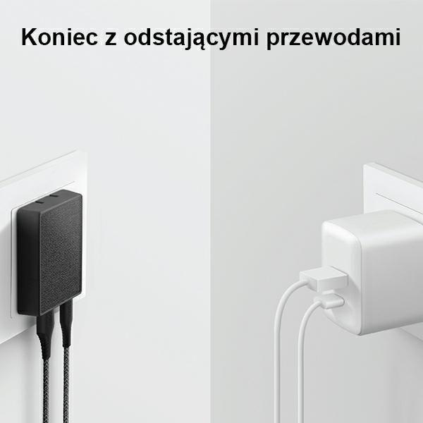 Immagine prodotto Uniq Caricabatterie Votre Slim Duo 1x USB-A 1x USB-C 3A (UNIQ359BLK) (20 W)