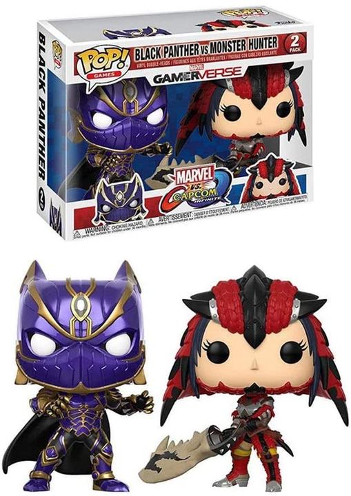 Immagine prodotto Funko POP! Giochi Marvel vs Capcom Infinite: Black Panther vs Monster Hunter