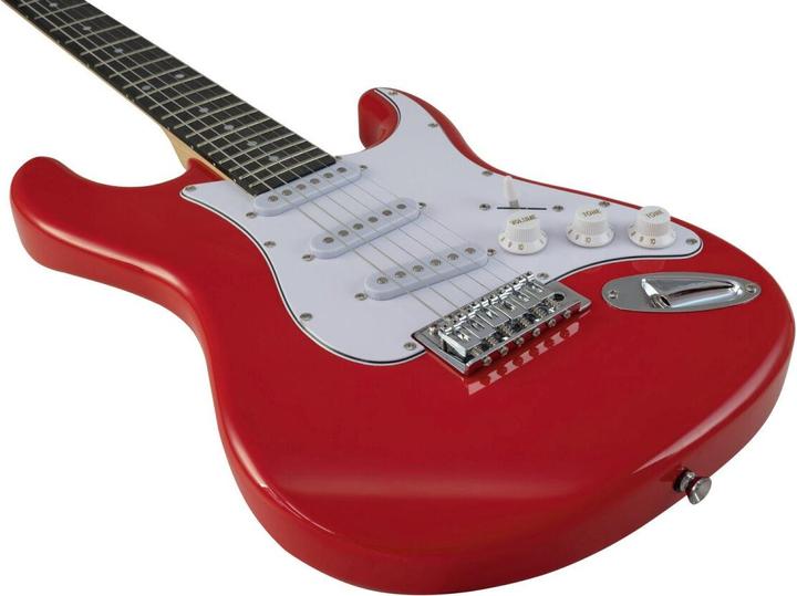Produktbild Dimavery J-400 E-Gitarre ST rot, 3/4 (E-Gitarre)