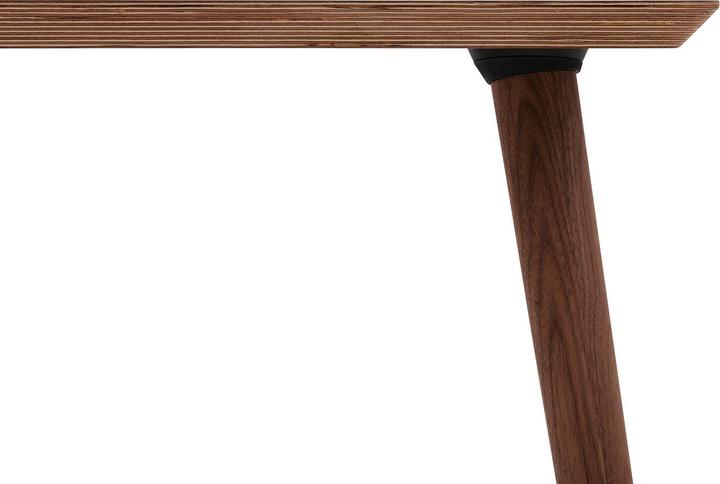 Image du produit Oakywood Classic Desk - Bureau classique en bois massif - Walnut veneer / 120x60 - (120 x 60 cm)