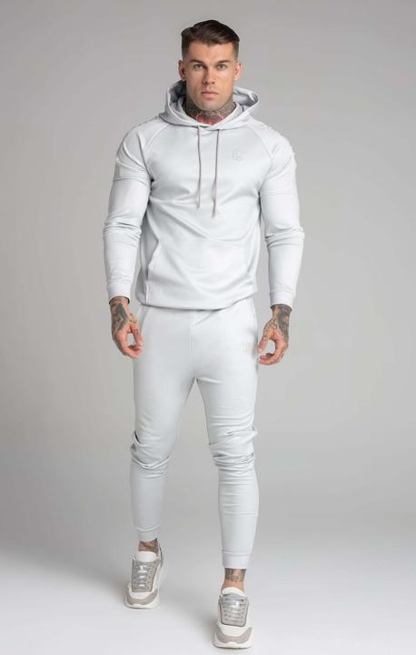 Produktbild Siksilk Sweatpants Grey Embroidered Panel Cuffed Pant (XXL)
