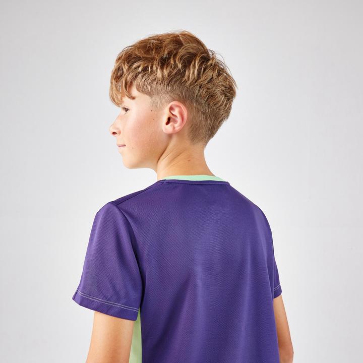 Image du produit Artengo T-shirt de tennis Junior col rond - TTS DRY JR Vert (6, 7, 8)