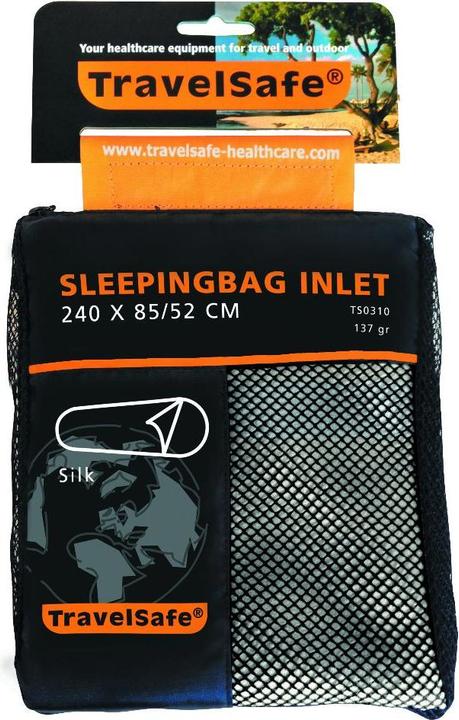 TravelSafe Seiden Schlafsackeinlage – Mumie (2.40 m)