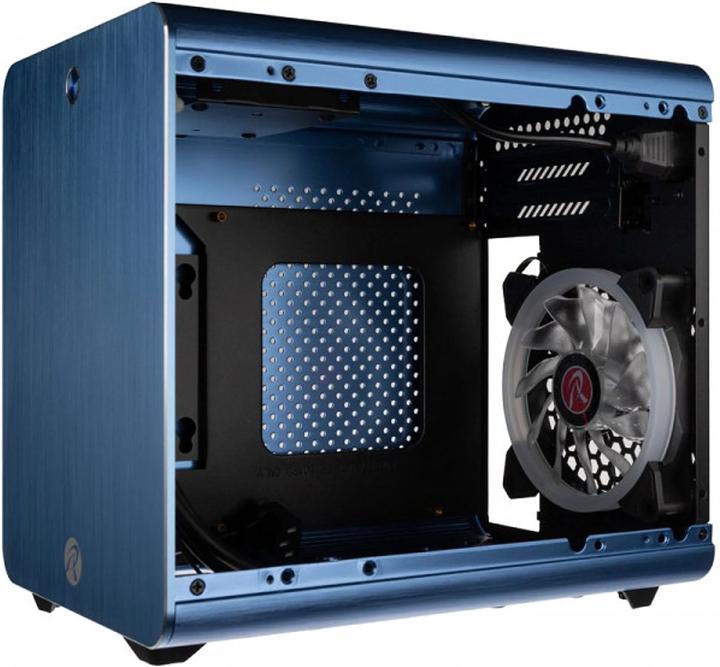 Produktbild Raijintek METIS PLUS Mini-ITX Gehäuse - blau Window (Mini-ITX)