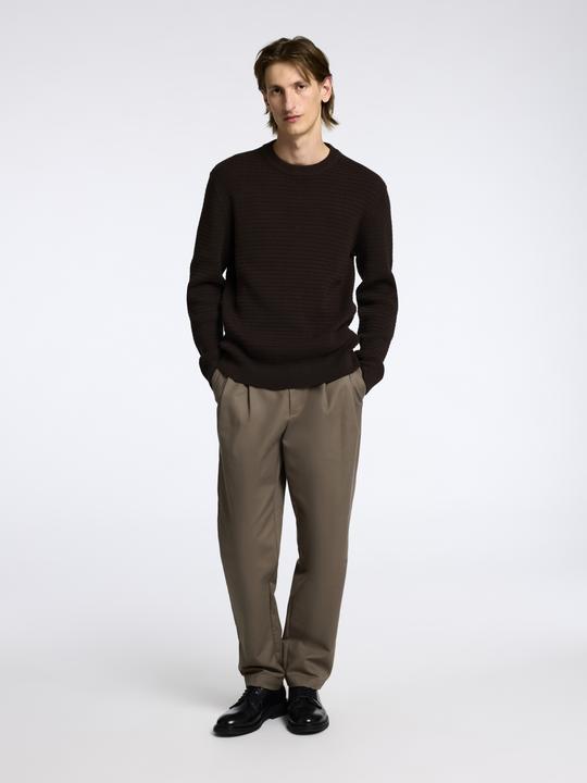 Produktbild Selected Homme Texturierter Pullover mit Rundhalsausschnitt (XL)