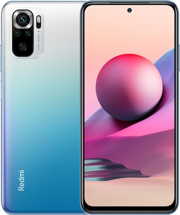 Actual product image Xiaomi Redmi Note 10S (128 GB, Ocean Blue, 6.43", Dual SIM, 64 Mpx, 4G)
