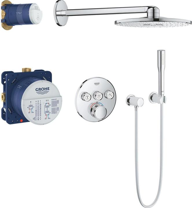 Grohe Grohtherm SmartControl Duschsystem UP mit Rainshower SmartActive 310