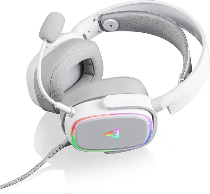 Actual product image Modecom MC-899 Prometheus Headset Wired Head-band Gaming White (Cable)