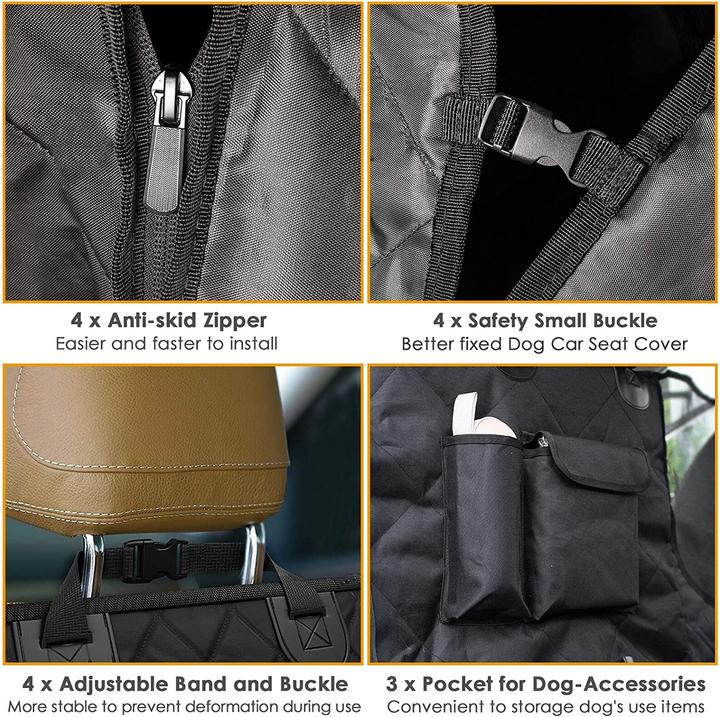 Image du produit Looxmeer Couverture de protection pour chiens (noir)