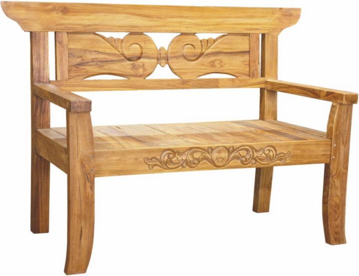 Garden Pleasure Garden bench Padar 940229 natural wood 135.0 cm